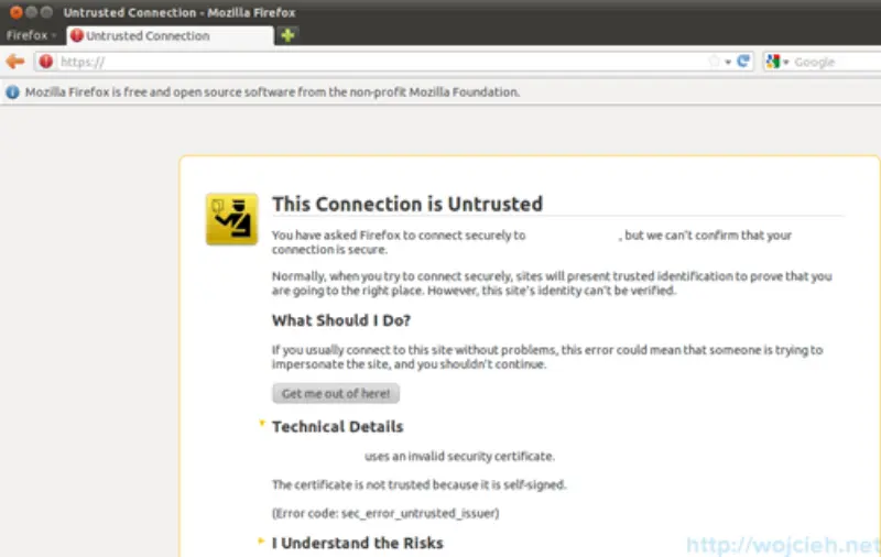 Ubuntu-Firefox-SSL-error
