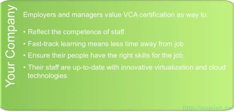 VMware Certified Associate Benefits 2