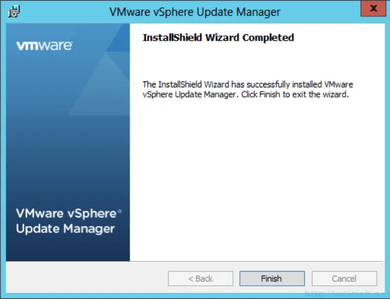 VMware vSphere Update Manager - Installation 12