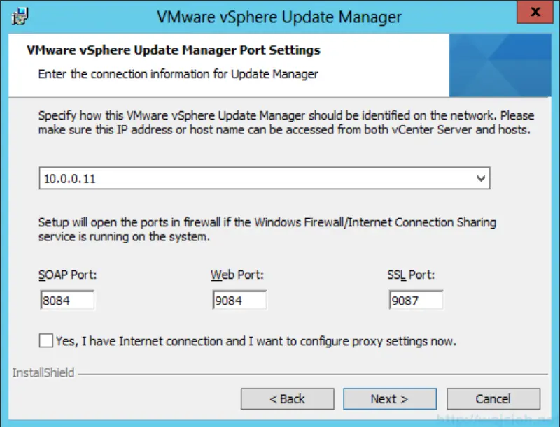 VMware vSphere Update Manager - Installation 8