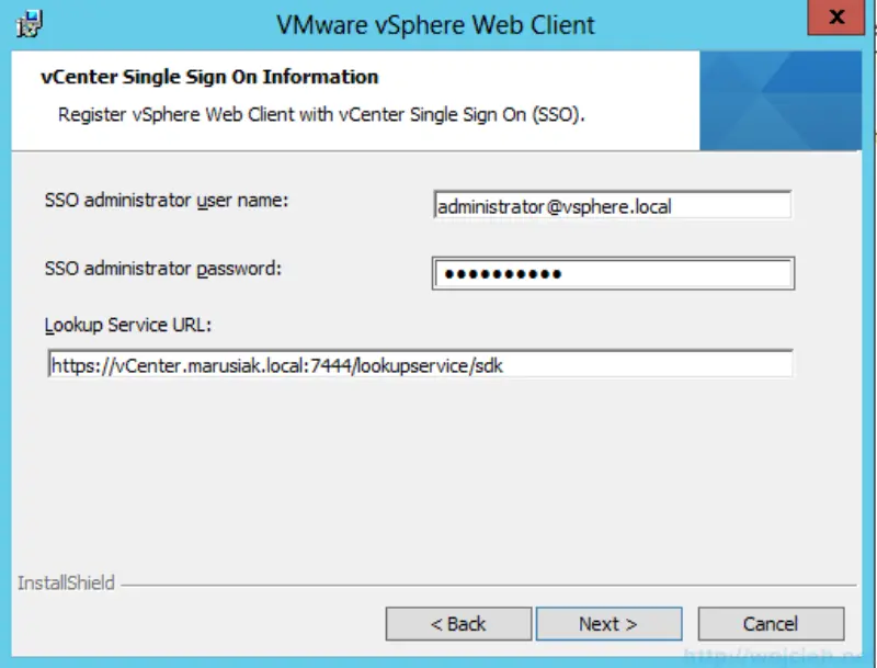 VMware vSphere Web Client 5