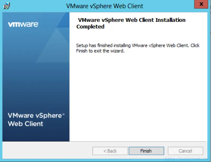 VMware vSphere Web Client 6