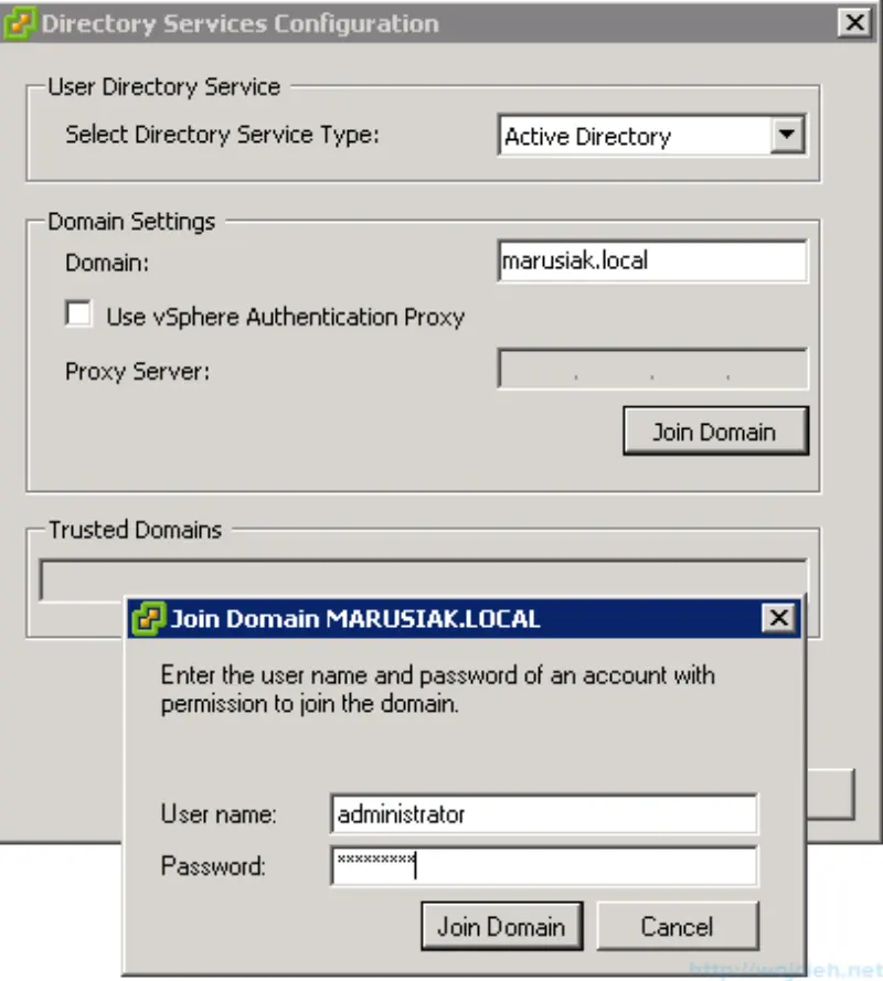 ESXi Active Directory Authentication 3