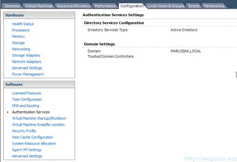 ESXi Active Directory Authentication 4