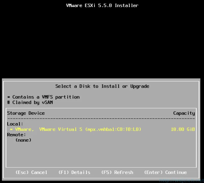 ESXi Update - Interactive Upgrade 5