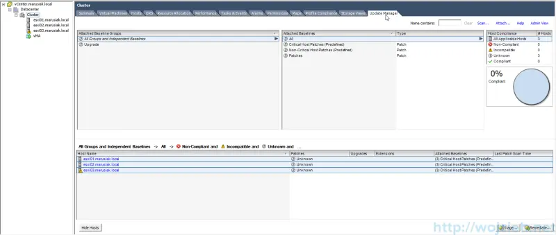 ESXi update - vSphere Update Manager 6