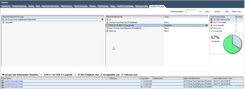 ESXi update - vSphere Update Manager 8