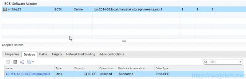 iSCSI Software Adapter configuration 10