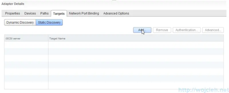 iSCSI Software Adapter configuration 5