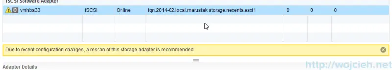 iSCSI Software Adapter configuration 7