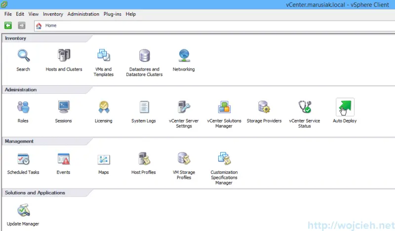 VMware vSphere Auto Deploy installation guide - software 1