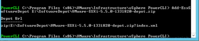 VMware vSphere Auto Deploy Software Depot Powercli - 1