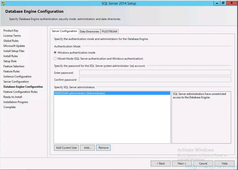 vCenter 5.5 on Windows Server 2012 R2 with SQL Server 2014 - 13