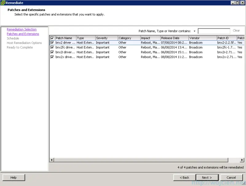 ESXi patching using VMware Update Manager 5