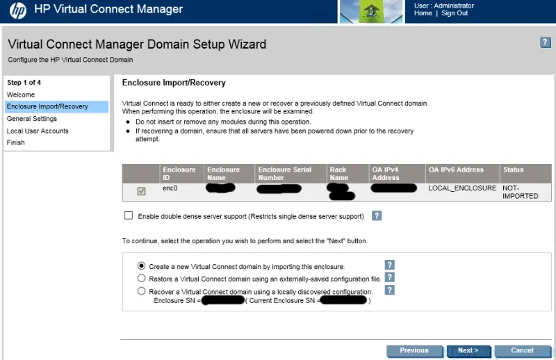 HP Virtual Connect Module Configuration 4