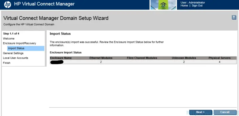 HP Virtual Connect Module Configuration 7