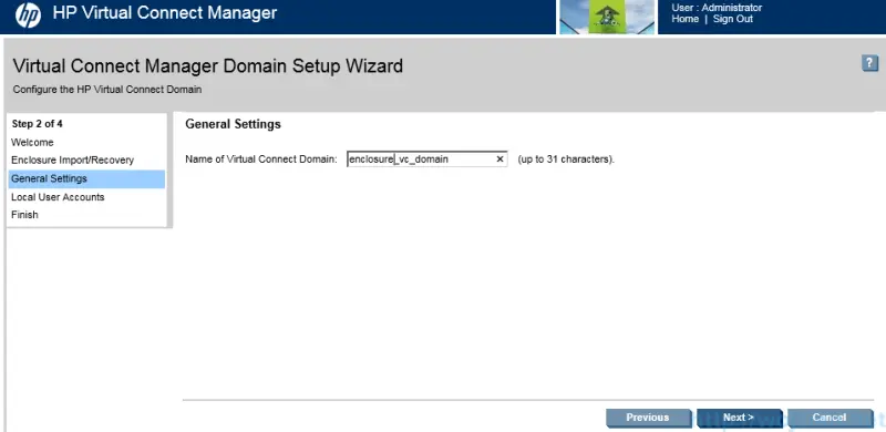 HP Virtual Connect Module Configuration 8