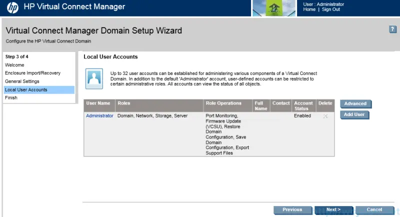 HP Virtual Connect Module Configuration 9