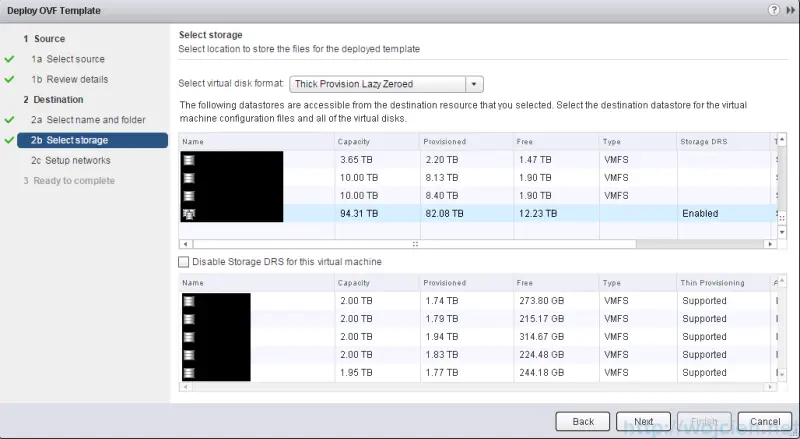 Deploying OVF template using vSphere Web Client - 7