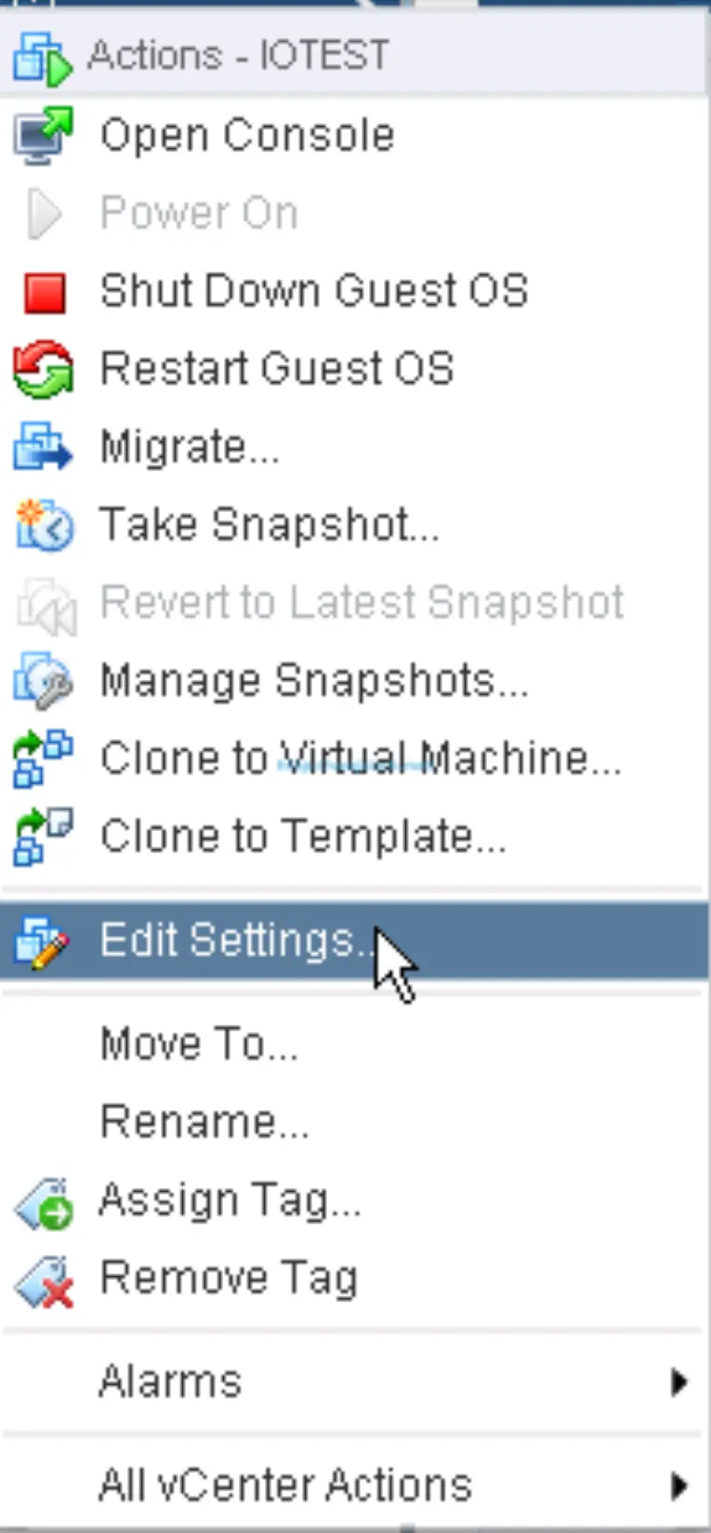 Enable vFlash Read Cache on Virtual Machine - 1