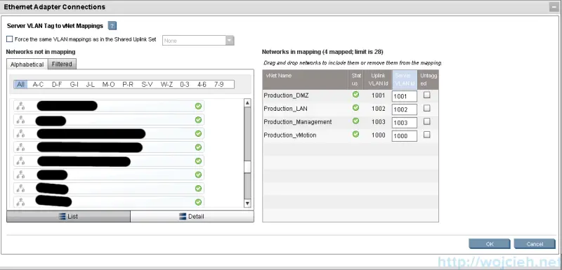 HP Virtual Connect Module Configuration - Server Profiles 6