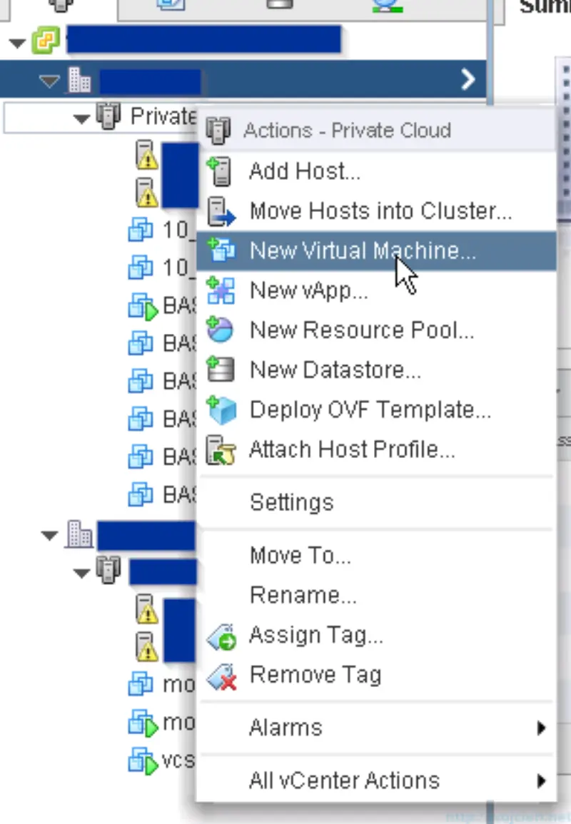 VMware ESXi 6.0 as nested virtual machine - Create New Virtual Machine