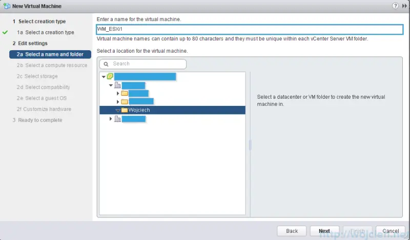 VMware ESXi 6.0 as nested virtual machine - Name virtual machine