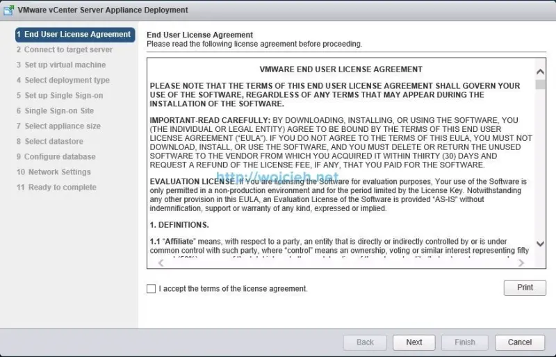 vCenter Server Appliance 6 vcsa installation 7