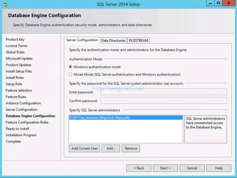 VMware vCenter Server 6 on Windows Server 2012 R2 with Microsoft SQL Server 2014 - 13