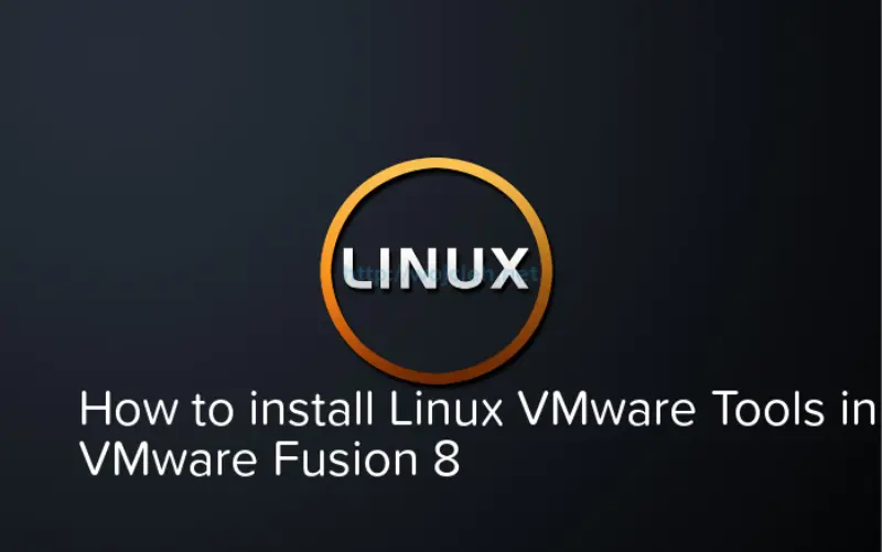 How to install Linux VMware Tools in VMware Fusion 8 - Logo