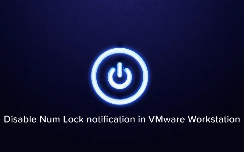 Disable Num Lock notification in VMware Workstation - Logo