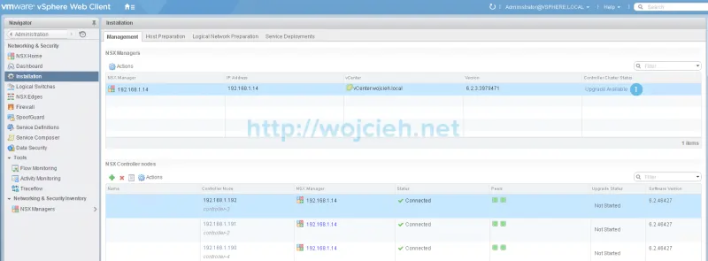 NSX Upgrade - step by step - 8