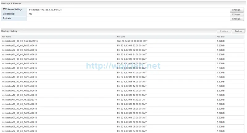 How to backup NSX - 6