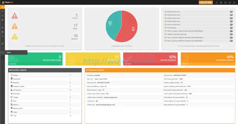 Runecast Analyzer review - 24