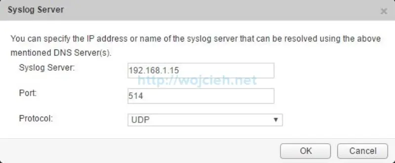 Configuring Syslog server for VMware NSX components - 4