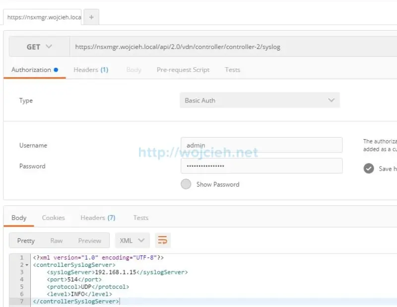 Configuring Syslog server for VMware NSX components - 7