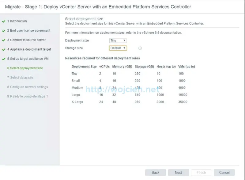 Migration of vCenter Server 6.x to vCenter Server 6.5 - 11