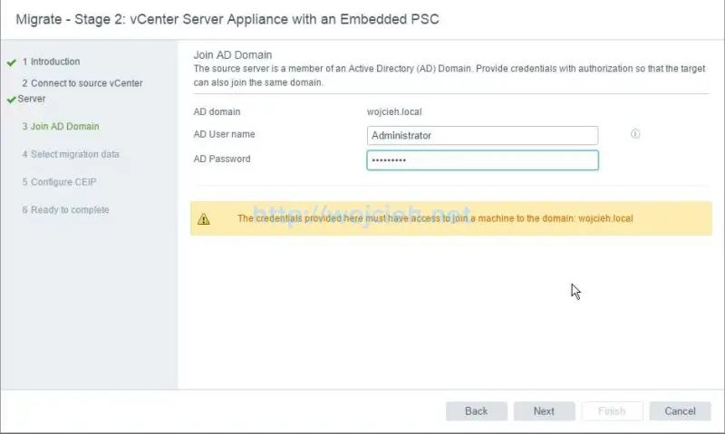 Migration of vCenter Server 6.x to vCenter Server 6.5 - 18