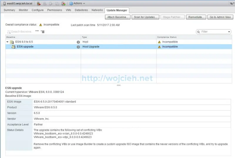 How to upgrade ESXi 6.0 to ESXi 6.5 using VMware Update Manager - 13