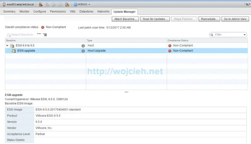 How to upgrade ESXi 6.0 to ESXi 6.5 using VMware Update Manager - 14