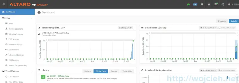 Send VMware backups to the cloud - Altaro Offsite Copies to an Azure Cloud Storage - 11