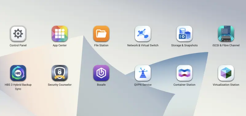 QNAP NAS Control Panel