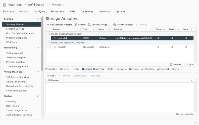 Configure Qnap iSCSI as VMware Datastore - 11