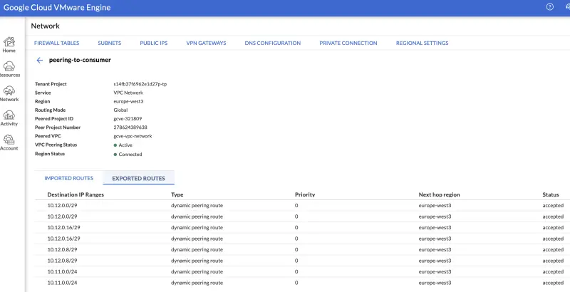 GCVE Private Cloud Creation