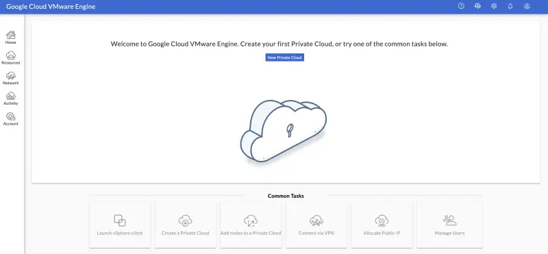 GCVE Private Cloud Creation