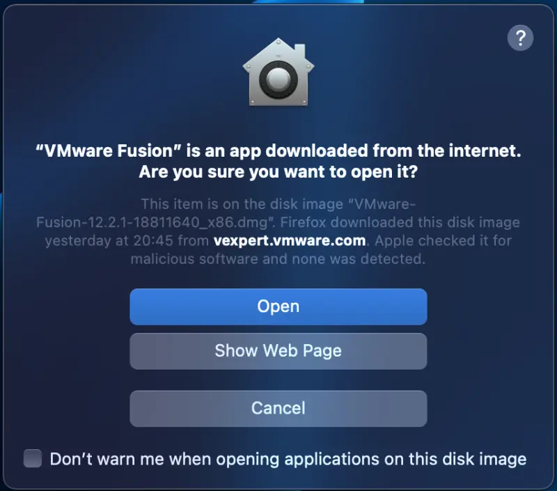 VMware Fusion Installation - 4