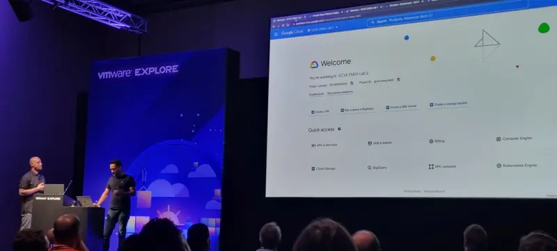 VMware Explore Google Cloud session 2