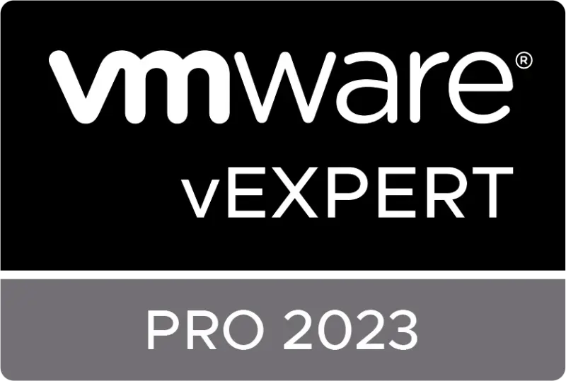 vExpert Pro certificate