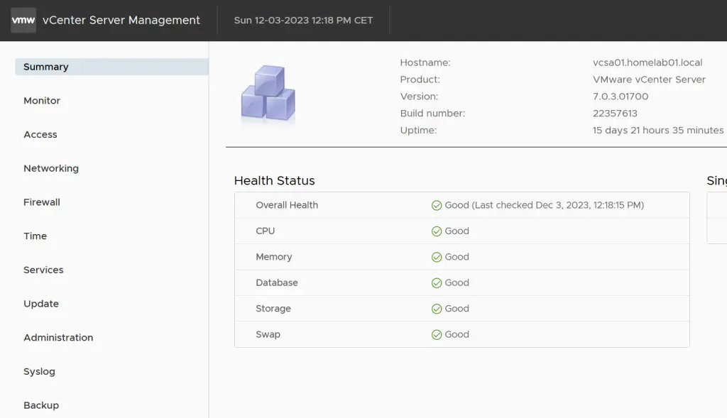 vCenter Server Appliance Backup 2